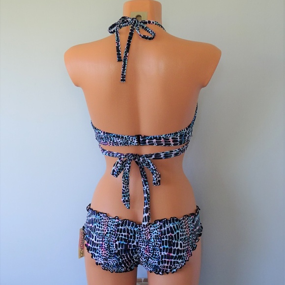 Sundazed NWT 2Pc Simone Animal Wrap Bikini Set - Picture 3 of 3